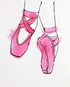 Ballet Dance Shoes Art Prints Paintings Posters Wall Art Art Com How to draw a ballerina's pointe shoes and part of their leg using a h pencil for the sketch and a biro/ballpoint pen for the shading. ballet dance shoes art prints