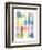 Color Melt I-Victoria Borges-Framed Premium Giclee Print
