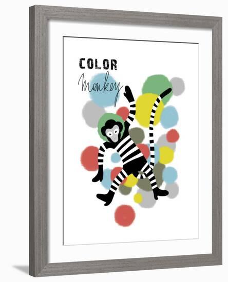 Color Monkey-Laure Girardin-Vissian-Framed Giclee Print