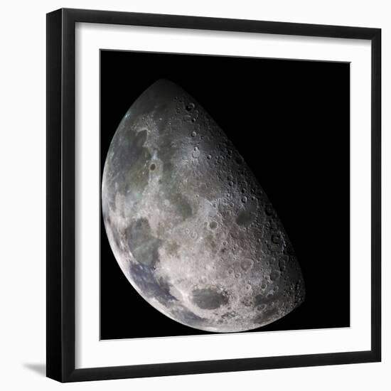 Color Mosaic of the Earth's Moon-null-Framed Photographic Print