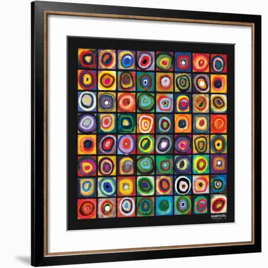 Color of Squares-Wassily Kandinsky-Framed Premium Giclee Print