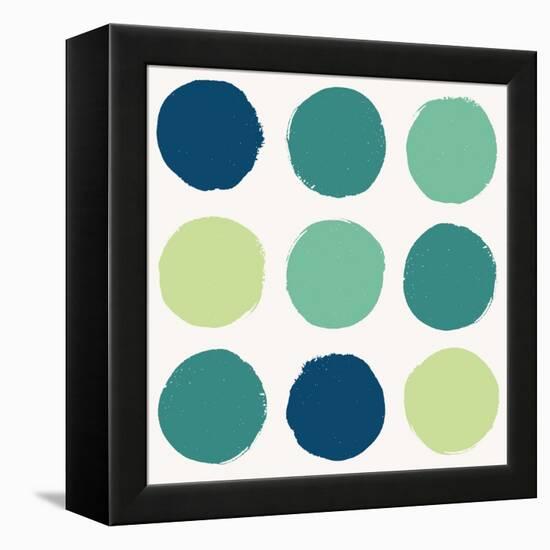Color Pattern-Magnia-Framed Stretched Canvas
