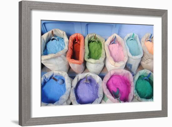 Color Pigment Bags-null-Framed Giclee Print