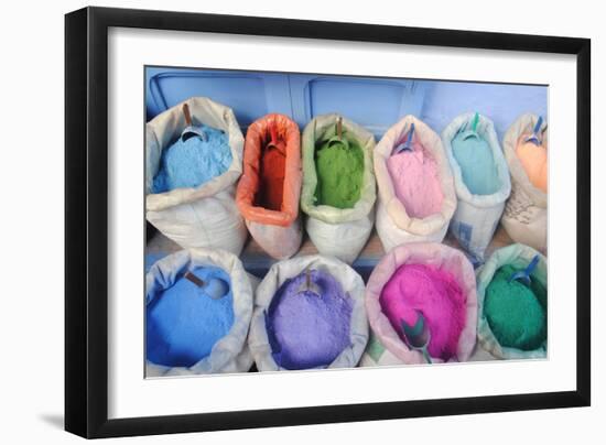 Color Pigment Bags-null-Framed Giclee Print