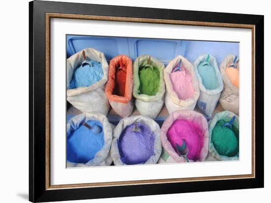 Color Pigment Bags-null-Framed Giclee Print