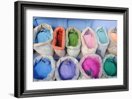 Color Pigment Bags-null-Framed Giclee Print