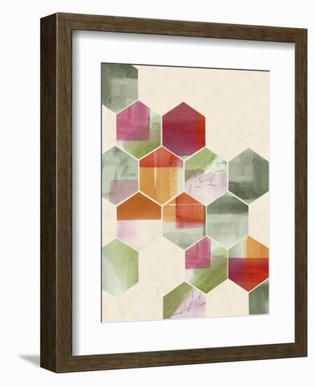 Color Pop Honeycomb I-Grace Popp-Framed Premium Giclee Print