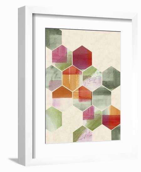 Color Pop Honeycomb I-Grace Popp-Framed Premium Giclee Print