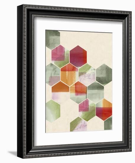 Color Pop Honeycomb I-Grace Popp-Framed Premium Giclee Print