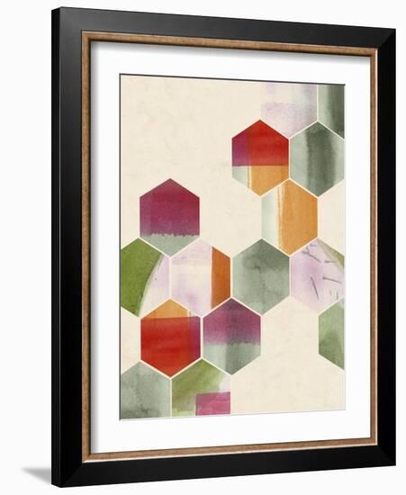 Color Pop Honeycomb II-Grace Popp-Framed Art Print