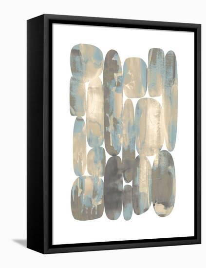 Color Rocks Cream, 2024-David Moore-Framed Stretched Canvas