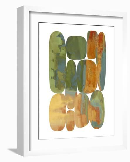Color Rocks Green, 2024-David Moore-Framed Art Print
