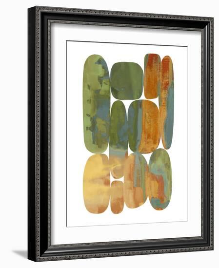 Color Rocks Green, 2024-David Moore-Framed Art Print