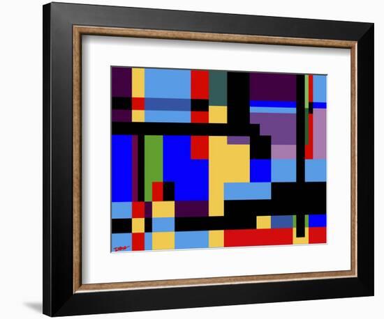 Color Stack-Diana Ong-Framed Giclee Print