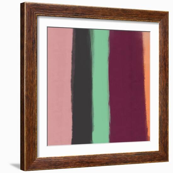 Color Stripe Arrangement 02-Little Dean-Framed Photographic Print