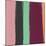 Color Stripe Arrangement 02-Little Dean-Mounted Photographic Print