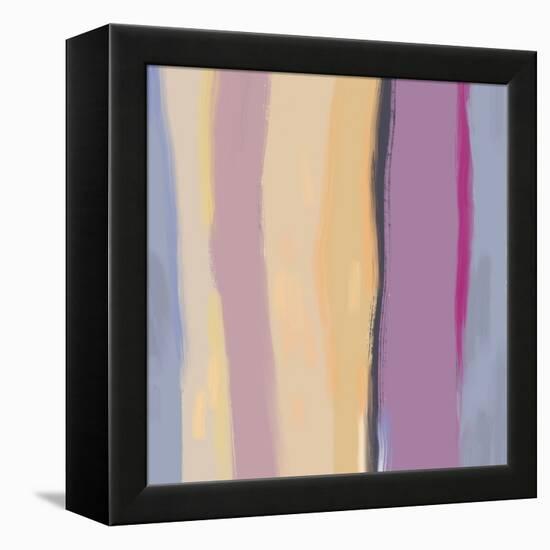 Color Stripe Arrangement 03-Little Dean-Framed Premier Image Canvas