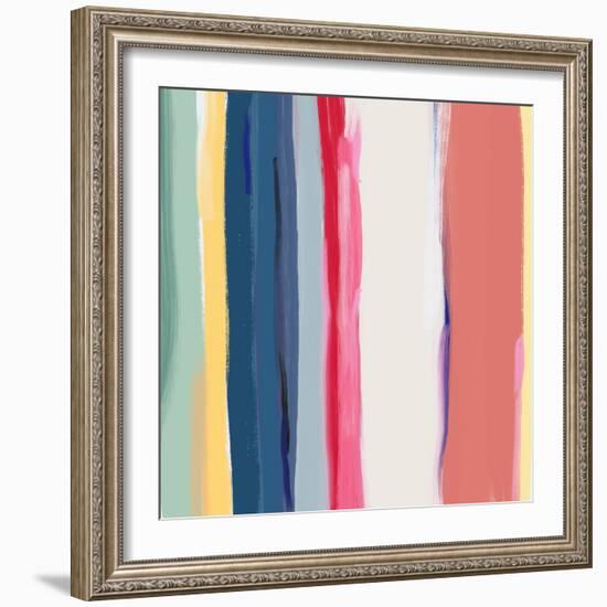 Color Stripe Arrangement 04-Little Dean-Framed Photographic Print