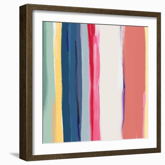 Color Stripe Arrangement 04-Little Dean-Framed Photographic Print