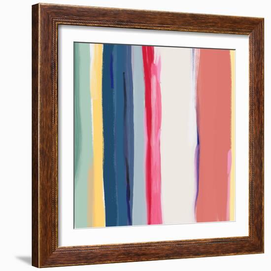 Color Stripe Arrangement 04-Little Dean-Framed Photographic Print