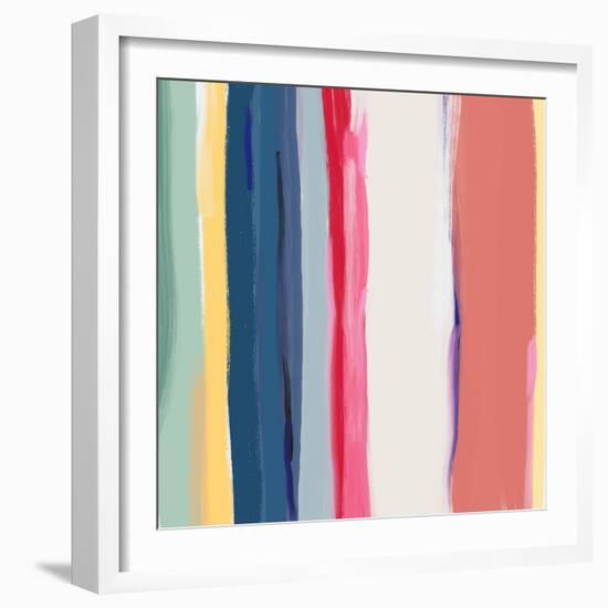 Color Stripe Arrangement 04-Little Dean-Framed Photographic Print