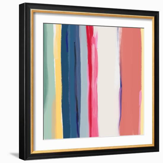 Color Stripe Arrangement 04-Little Dean-Framed Photographic Print