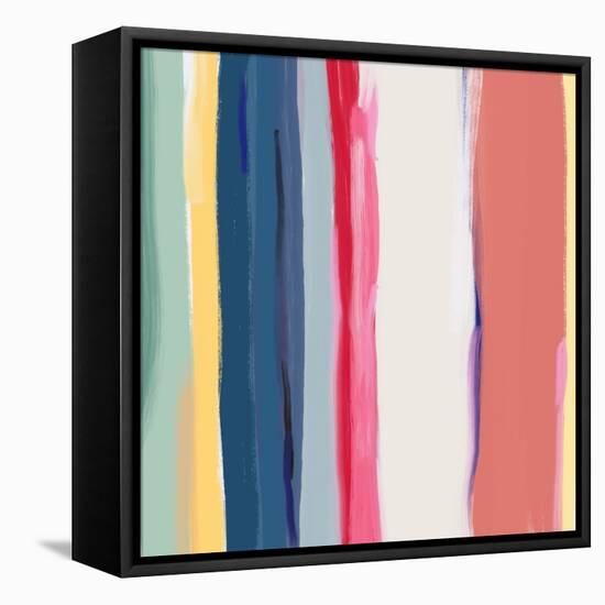 Color Stripe Arrangement 04-Little Dean-Framed Premier Image Canvas