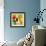 Color Study Abstract 2-Michelle Calkins-Framed Art Print displayed on a wall