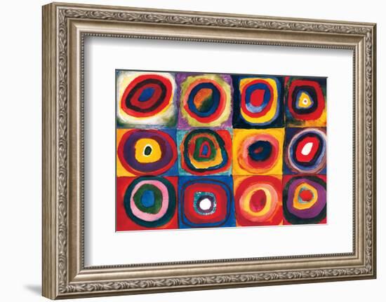 Color Study of Squares-Wassily Kandinsky-Framed Premium Giclee Print