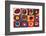 Color Study of Squares-Wassily Kandinsky-Framed Premium Giclee Print