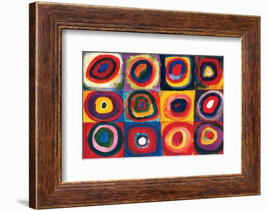 Color Study of Squares-Wassily Kandinsky-Framed Premium Giclee Print