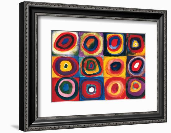 Color Study of Squares-Wassily Kandinsky-Framed Premium Giclee Print