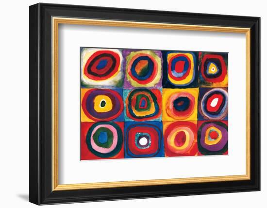 Color Study of Squares-Wassily Kandinsky-Framed Premium Giclee Print