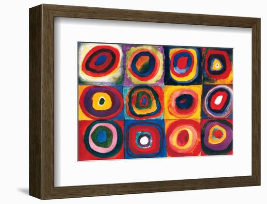 Color Study of Squares-Wassily Kandinsky-Framed Premium Giclee Print