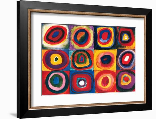 Color Study of Squares-Wassily Kandinsky-Framed Premium Giclee Print