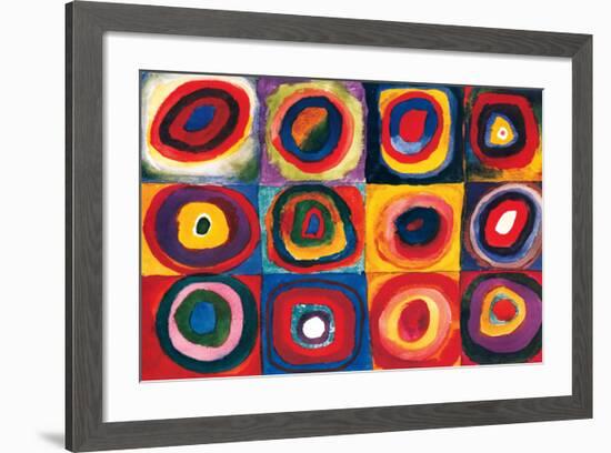 Color Study of Squares-Wassily Kandinsky-Framed Premium Giclee Print