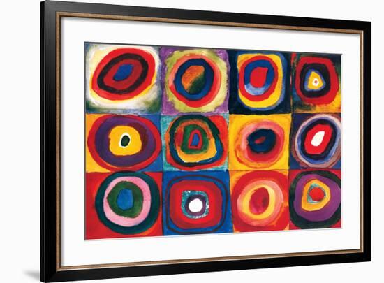 Color Study of Squares-Wassily Kandinsky-Framed Premium Giclee Print