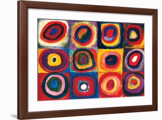 Color Study of Squares-Wassily Kandinsky-Framed Premium Giclee Print