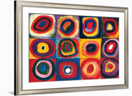 Color Study of Squares-Wassily Kandinsky-Framed Premium Giclee Print