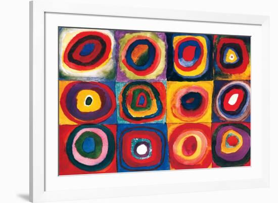 Color Study of Squares-Wassily Kandinsky-Framed Premium Giclee Print