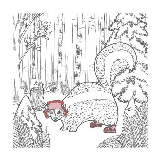 Color The Forest Color X Art Print Elyse Deneige Art Com