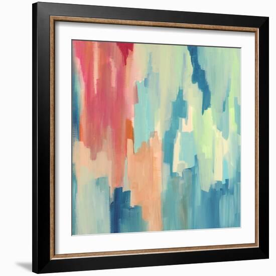 Color Theory Abstract-Jennifer McCully-Framed Giclee Print