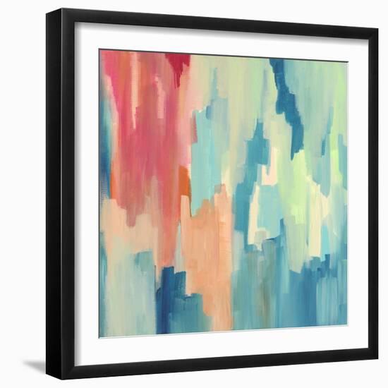 Color Theory Abstract-Jennifer McCully-Framed Giclee Print
