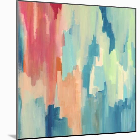 Color Theory Abstract-Jennifer McCully-Mounted Giclee Print