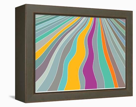 Color Way-Mike_Kiev-Framed Stretched Canvas