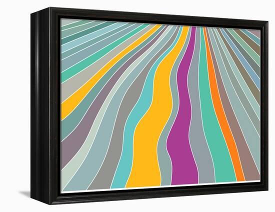 Color Way-Mike_Kiev-Framed Stretched Canvas