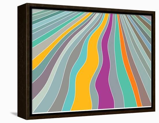 Color Way-Mike_Kiev-Framed Stretched Canvas