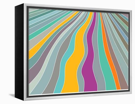 Color Way-Mike_Kiev-Framed Stretched Canvas