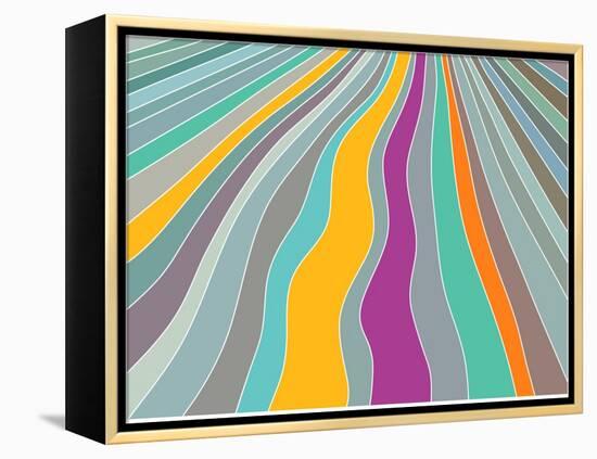 Color Way-Mike_Kiev-Framed Stretched Canvas