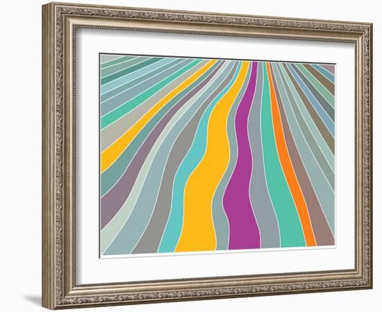 Color Way-Mike_Kiev-Framed Art Print